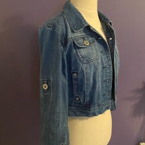 Women’s denim cropped jacket